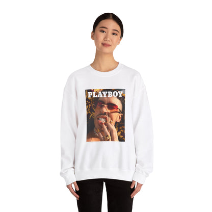 Bad Bunny Playboy Cover Unisex Heavy Blend Crewneck Sweatshirt