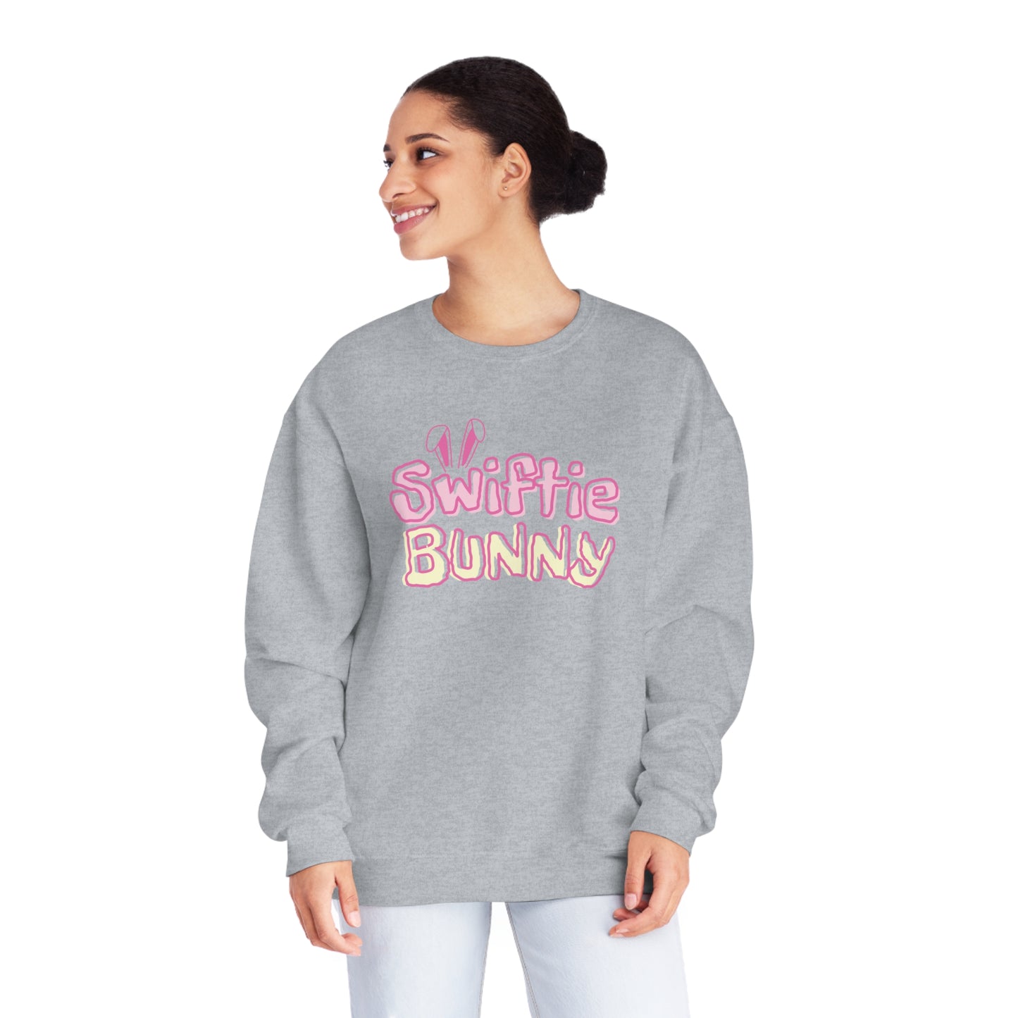 Taylor Swift Easter Swiftie Bunny Unisex NuBlend Crewneck Sweatshirt