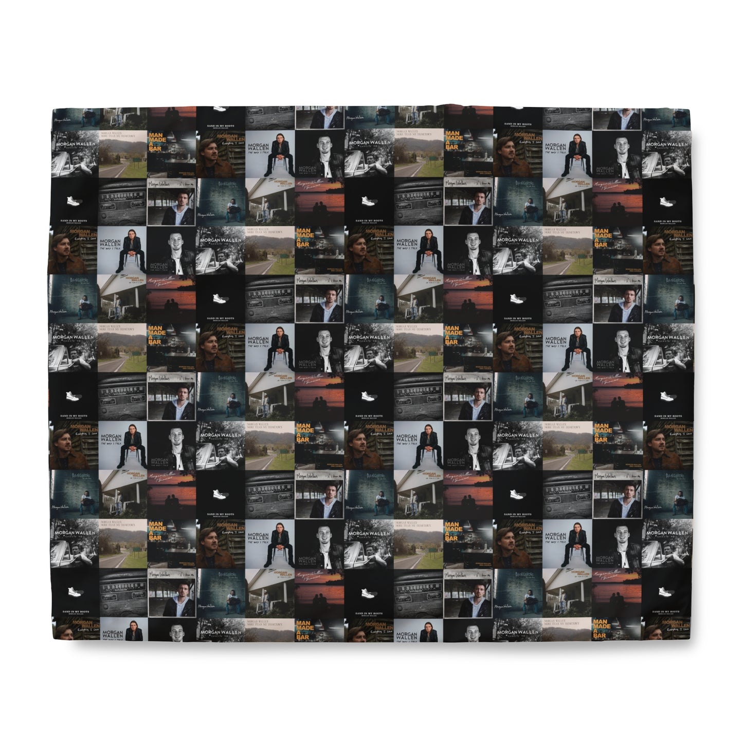 Morgan Wallen Album Cover Collage Duvet Cover