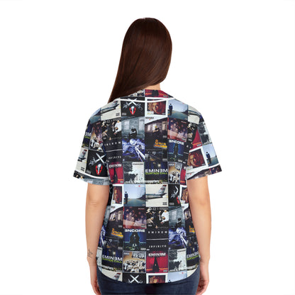 Eminem Album Art Cover Collage Women's Baseball Jersey