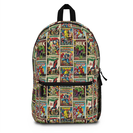 Marvel Comic Book Cover Collage Backpack