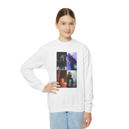 Post Malone On Tour Collage Youth Crewneck Sweatshirt