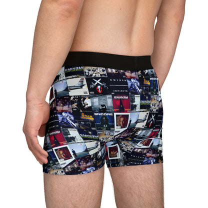 Eminem Album Art Cover Collage Men's Boxers