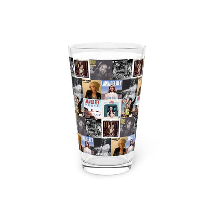 Lana Del Rey Album Cover Collage Pint Glass