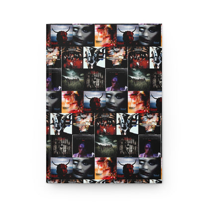 Slipknot Album Art Collage Hardcover Journal