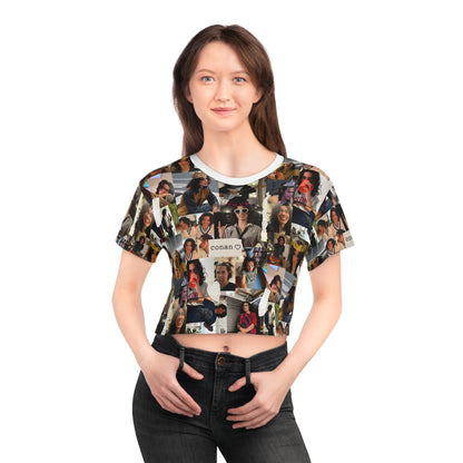 Conan Grey Being Cute Photo Collage Crop Tee