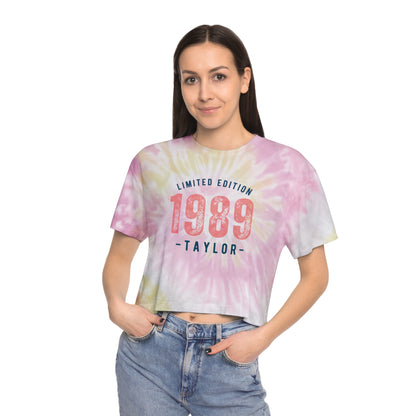 Taylor Swift 1989 Limited Edition Women's Tie-Dye Crop Tee