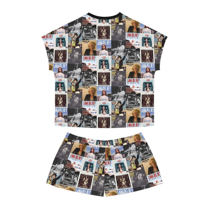 Lana Del Rey Album Cover Collage Women's Short Pajama Set