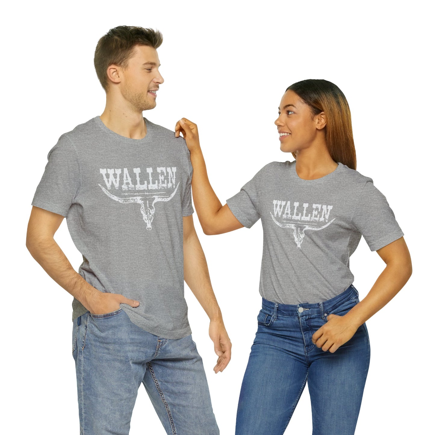 Morgan Wallen White Logo Unisex Jersey Short Sleeve Tee Shirt