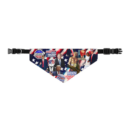 Donald Trump 2024 MAGA Montage Pet Bandana Collar