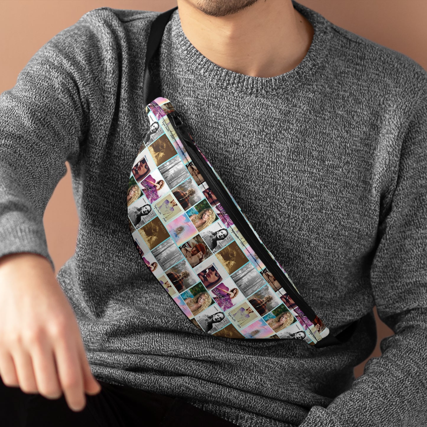 Taylor Swift Album Art Collage Pattern Fanny Pack