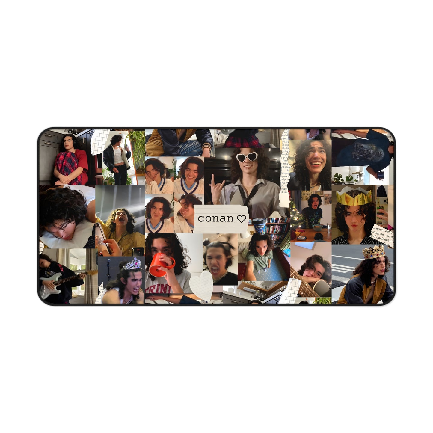 Conan Grey Being Cute Photo Collage Desk Mat