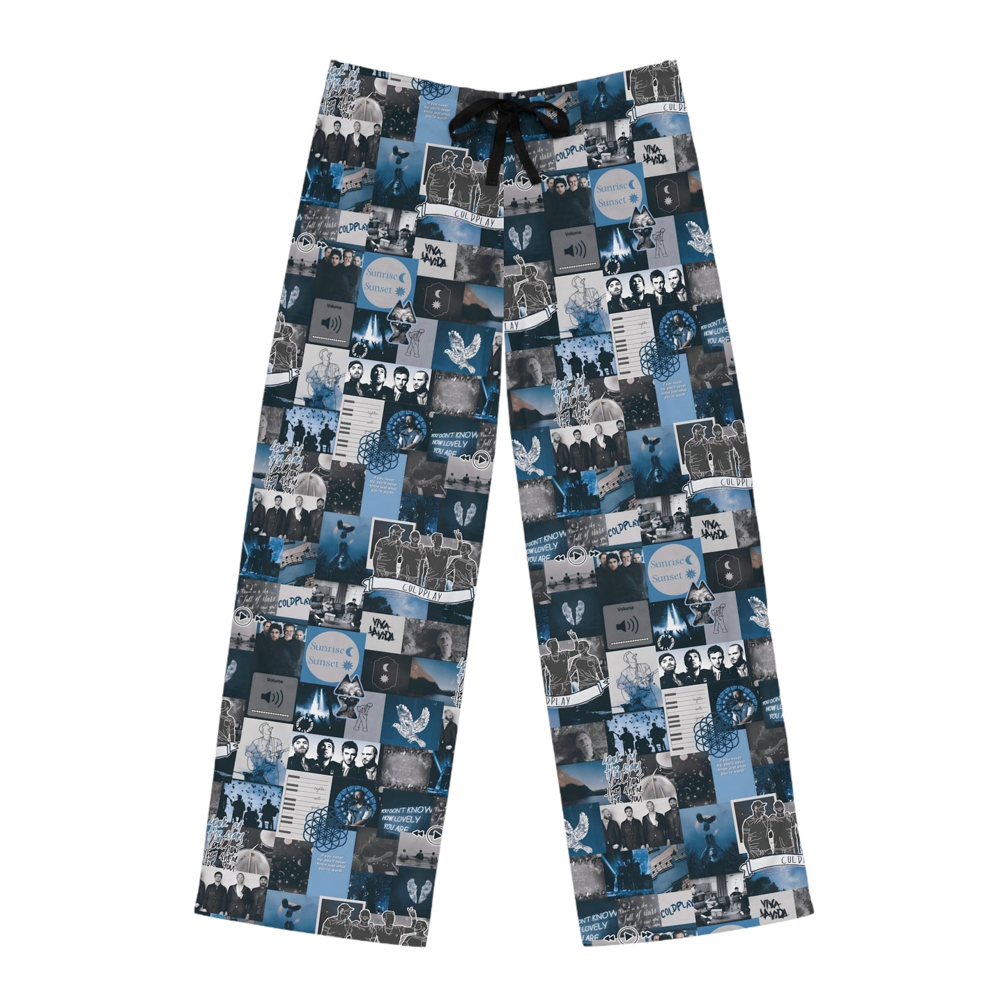 Coldplay Sunrise Sunset Collage Men's Pajama Pants