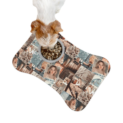 Sabrina Carpenter Peachy Princess Collage Pet Feeding Mats