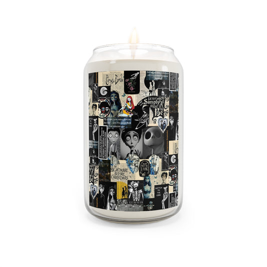 The Nightmare Before Christmas Rotten To The Core Collage Scented Candle