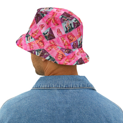 Doja Cat Hot Pink Mosaic Bucket Hat