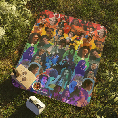 Conan Grey Rainbow Photo Collage Picnic Blanket