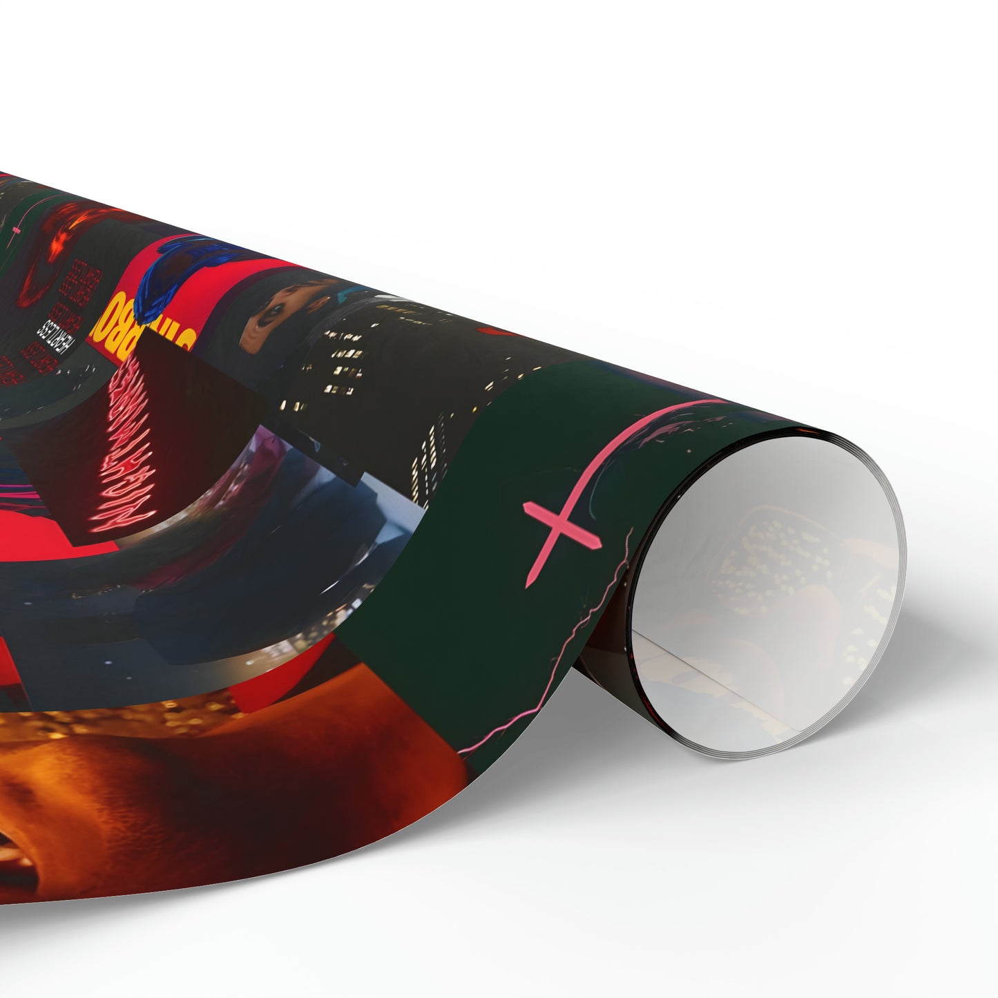 The Weeknd Heartless Nightmares Collage Gift Wrapping Paper