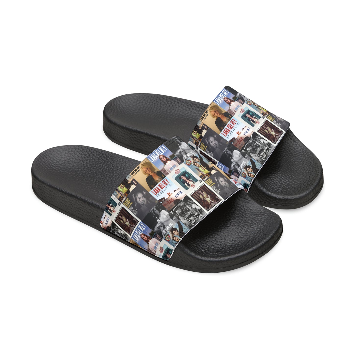 Lana Del Rey Album Cover Collage Men's Slide Sandals
