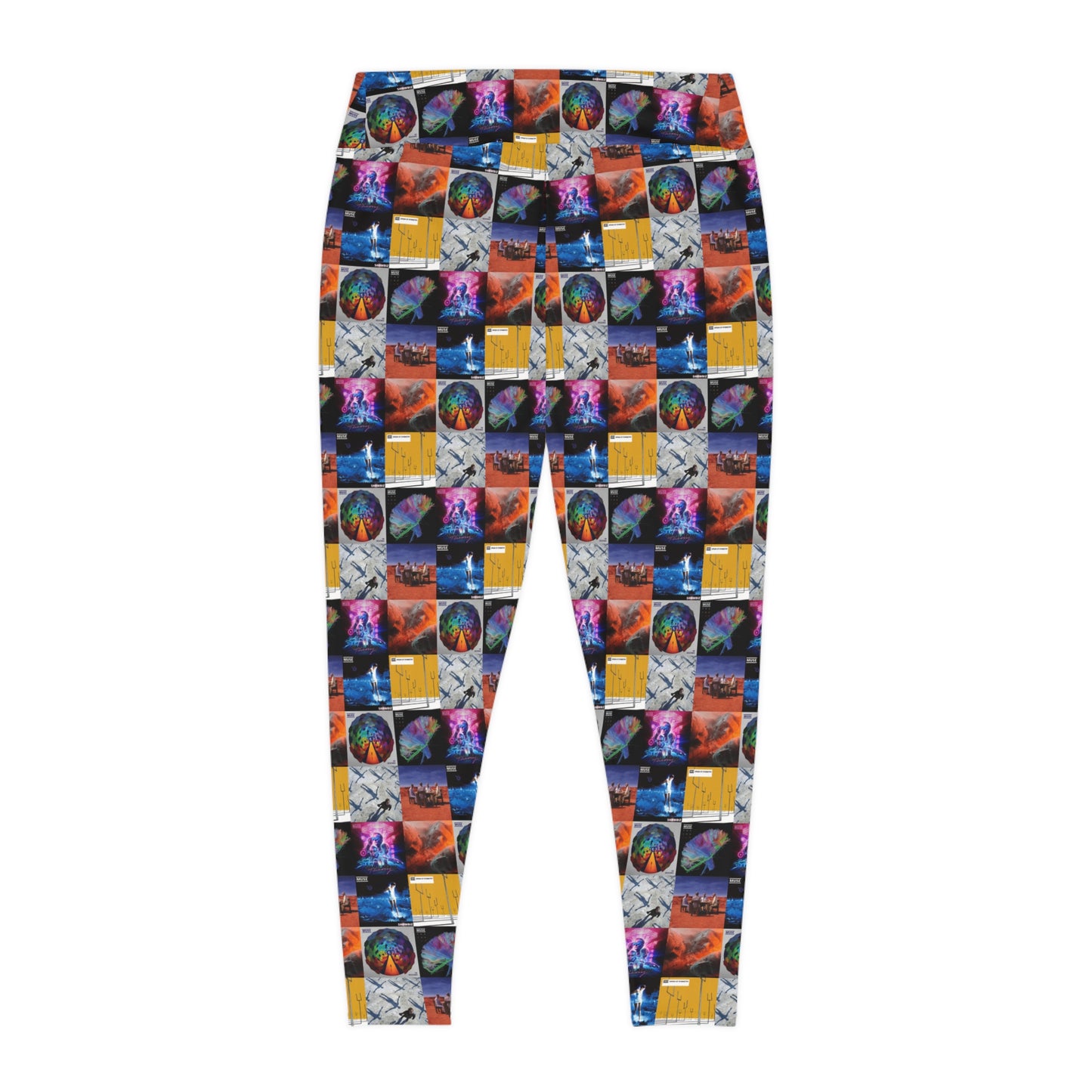 Muse Album Cover Collage Plus Size Leggings