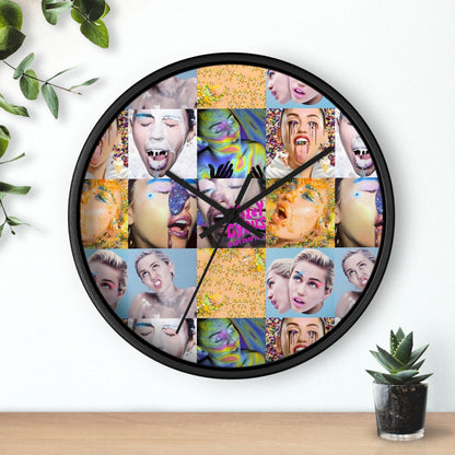 Miley Cyrus & Her Dead Petz Mosaic Wall Clock