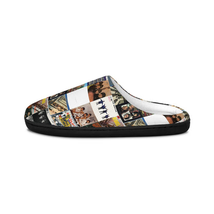 The Beatles Album Cover Collage Men's Indoor Slippers