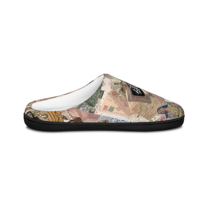 Lana Del Rey Victorian Collage Men's Indoor Slippers