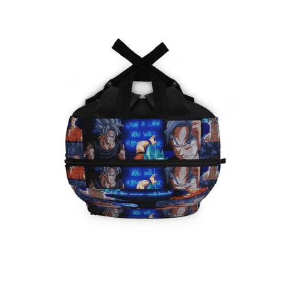 Dragon Ball Z Saiyan Moonlight Collage Backpack