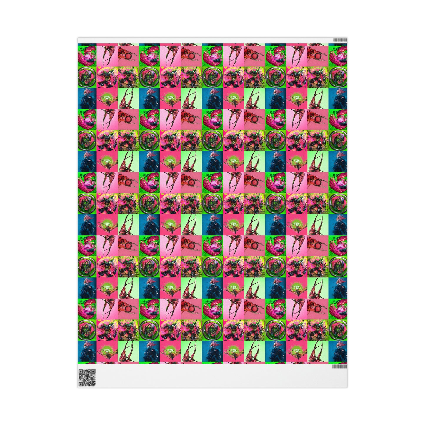 Lady Gaga Dawn of Chromatica Mosaic Gift Wrapping Paper