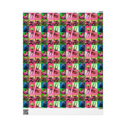 Lady Gaga Dawn of Chromatica Mosaic Gift Wrapping Paper