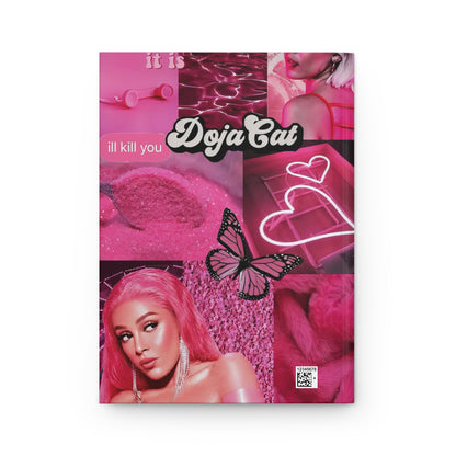 Doja Cat Pink Vibes Collage Hardcover Journal