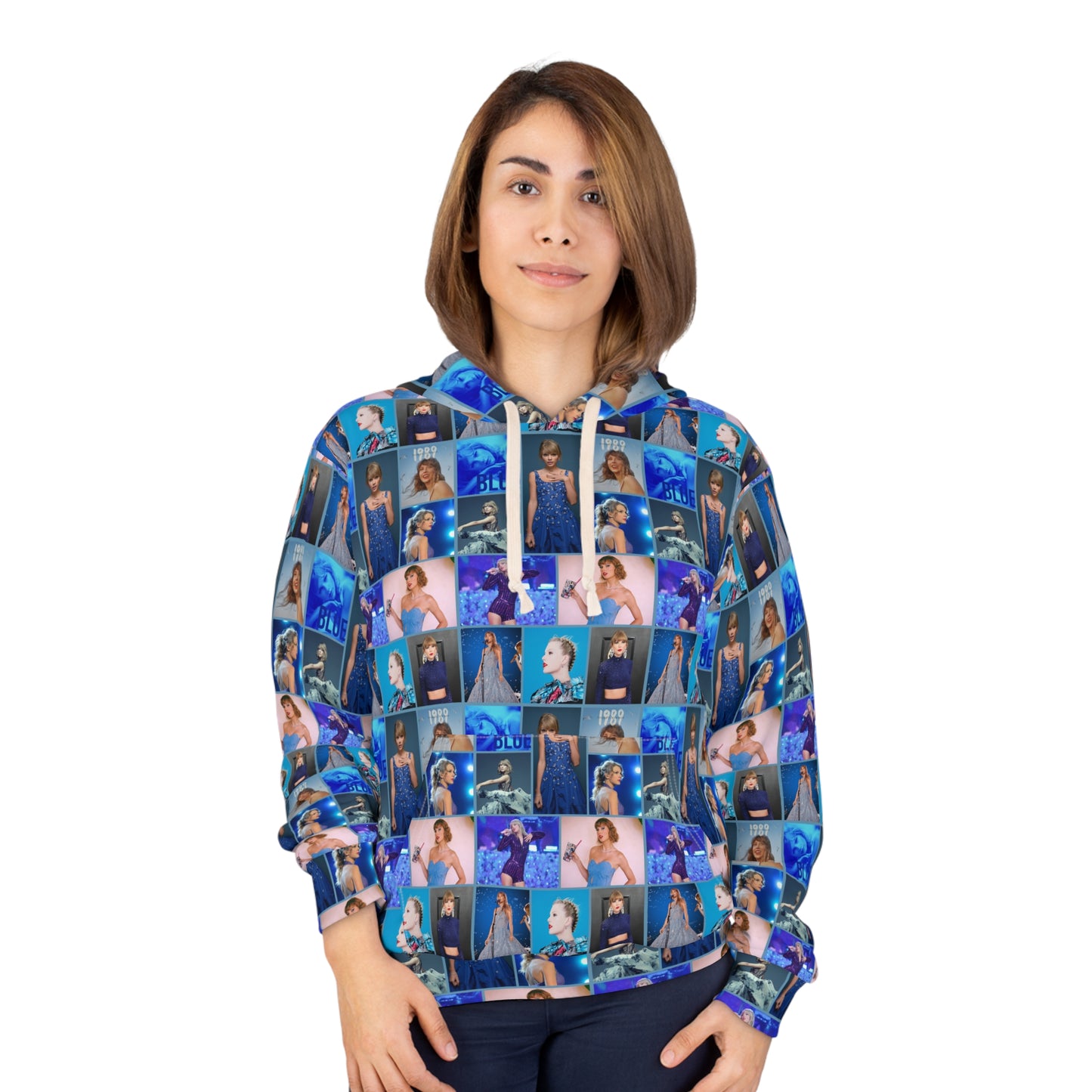 Taylor Swift Blue Dreams Collage Unisex Pullover Hoodie