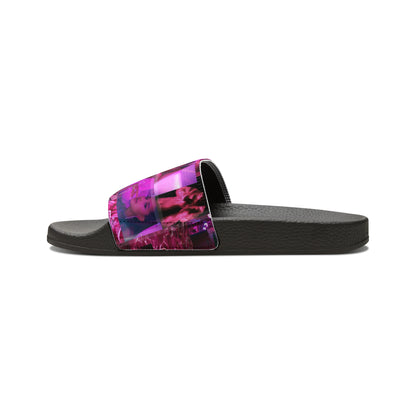 Ariana Grande 7 Rings Collage Youth Slide Sandals