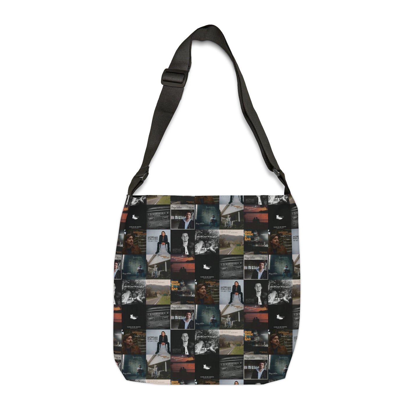 Morgan Wallen Album Cover Collage Adjustable Tote Bag