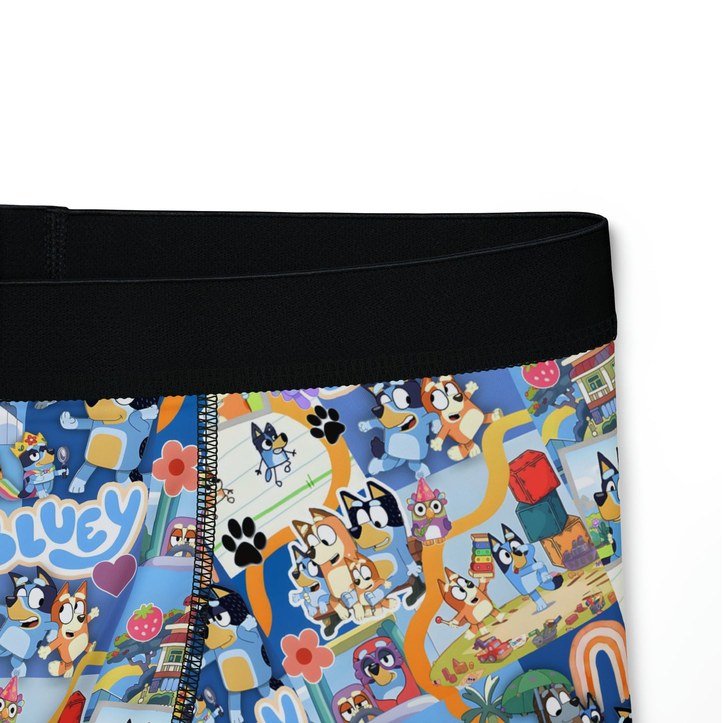 Bluey Playtime Collage Men's Boxers