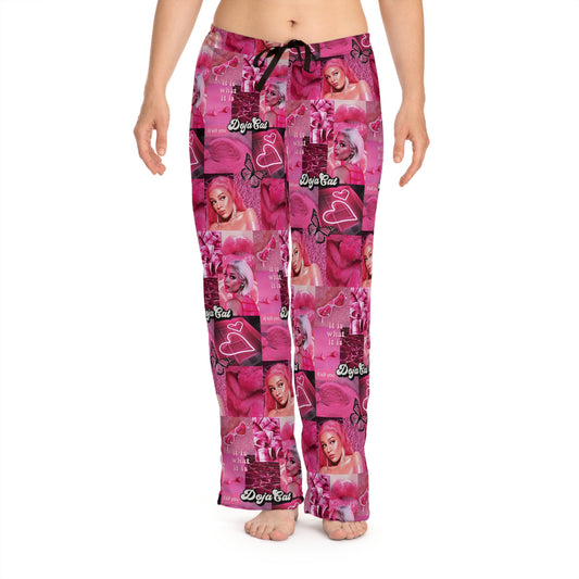 Doja Cat Pink Vibes Collage Women's Pajama Pants