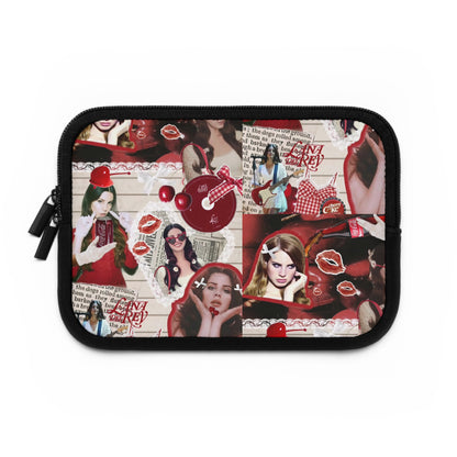 Lana Del Rey Cherry Coke Collage Laptop Sleeve