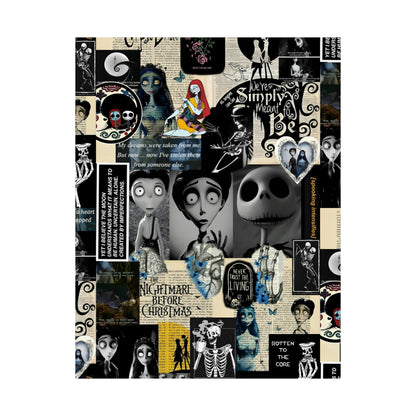 The Nightmare Before Christmas Rotten To The Core Collage Matte Vertical Poster