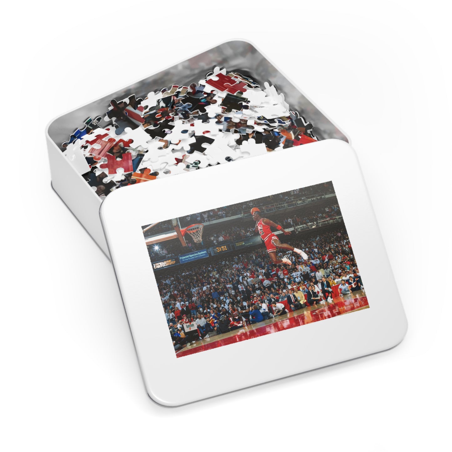 Michael Jordan Free Throw Line Slam Dunk Jigsaw Puzzle (30, 110, 252, 500,1000-Piece)