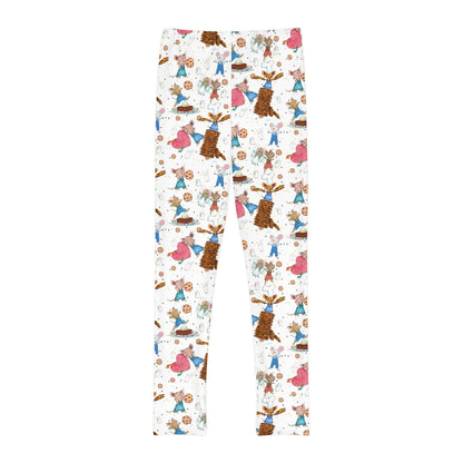 If You Give A Mouse A Cookie Collage Youth Full-Length Leggings