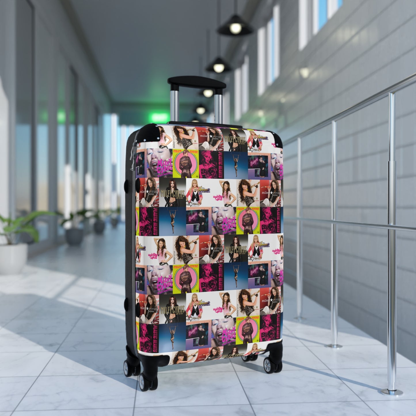 Miley Cyrus Album Cover Collage Suitcase