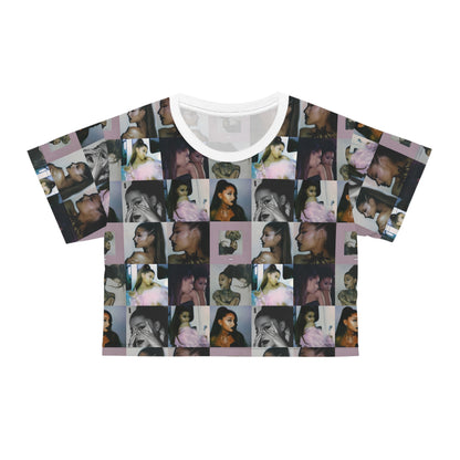 Ariana Grande Thank U Next Mosaic Crop Tee