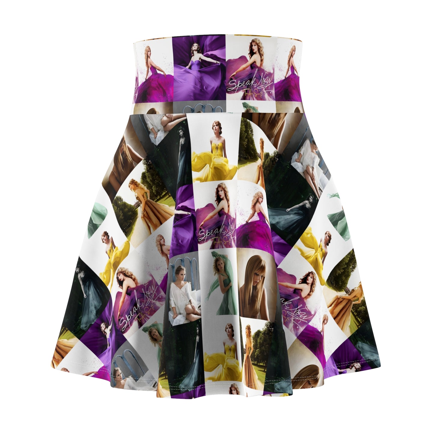 Taylor Swift Speak Now Mosaic Women's Skater Skirt