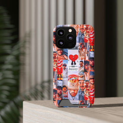 Bad Bunny Un Verano Sin Ti Photo Collage Phone Case With Card Holder