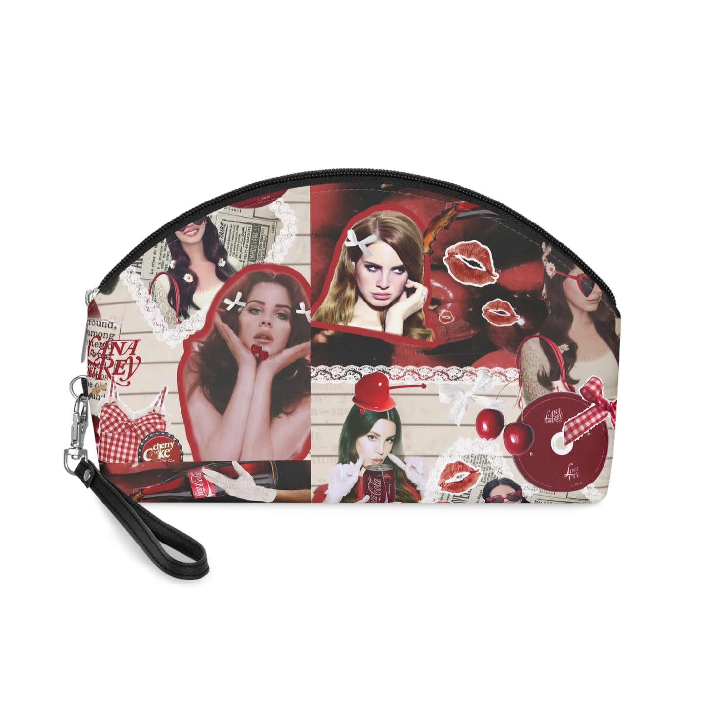 Lana Del Rey Cherry Coke Collage Makeup Bag