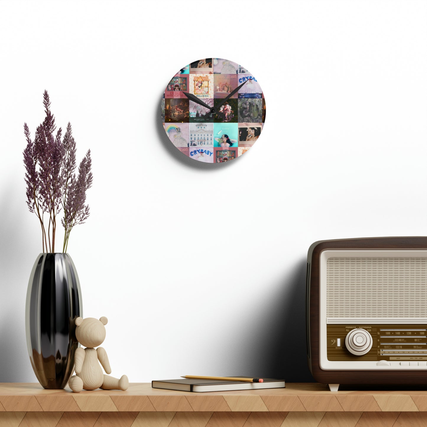 Melanie Martinez Album Art Collage Acrylic Wall Clock