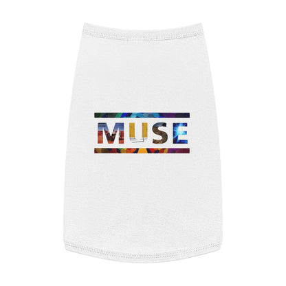 Muse Album Art Letters Pet Tank Top