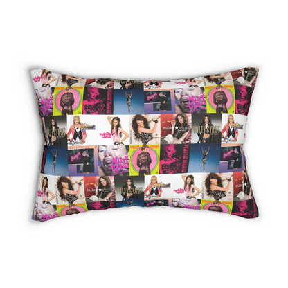 Miley Cyrus Album Cover Collage Polyester Lumbar Pillow