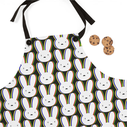 Bad Bunny Logo Pattern Apron