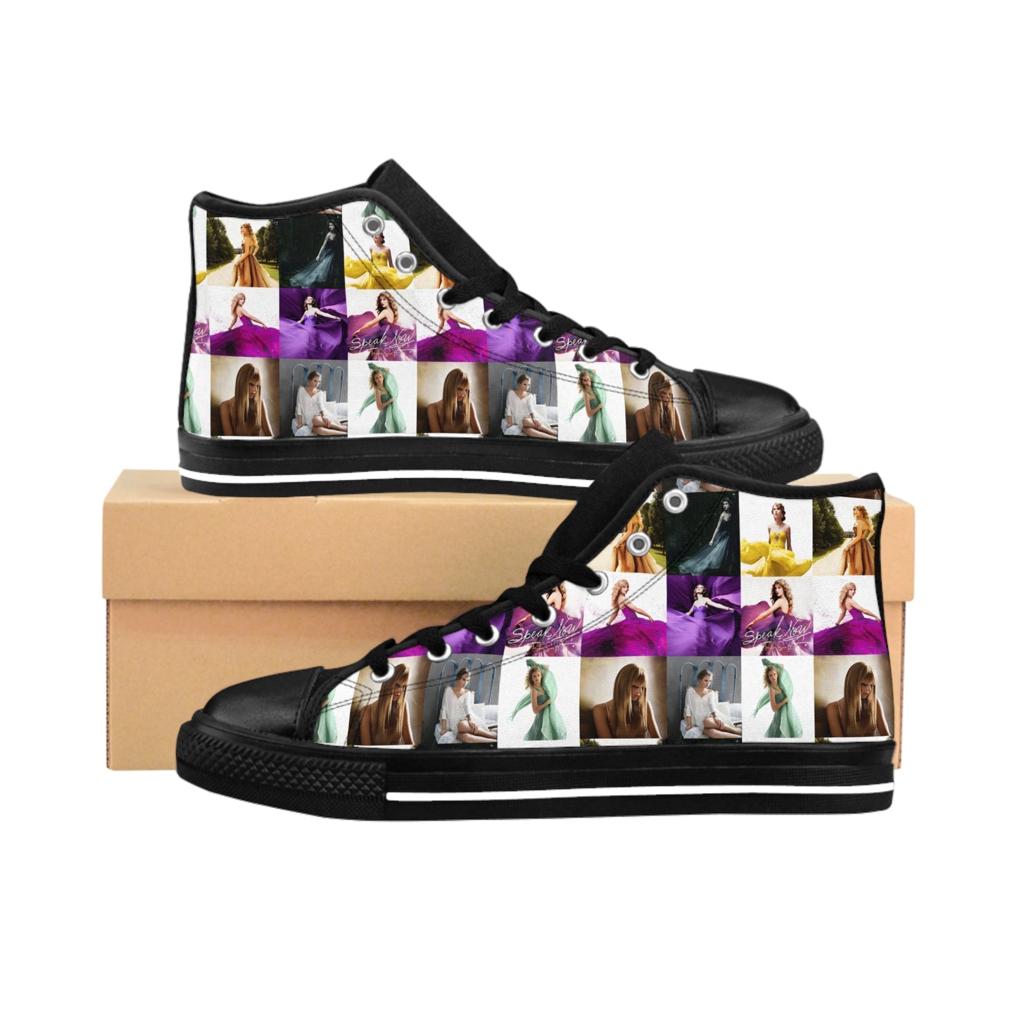 Taylor Swift Speak Now Mosaic Women's Classic Sneakers